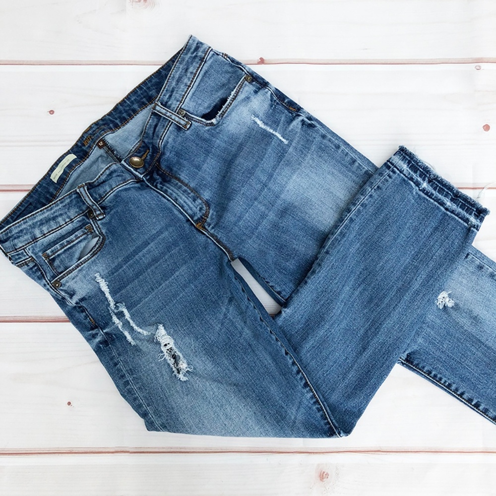 Kut from the Kloth | "Reese" Ankle Straight Jeans